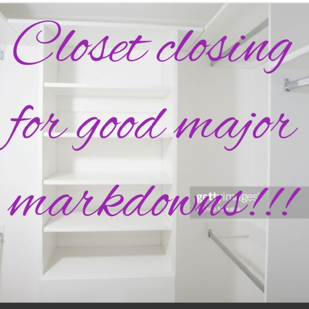 Closet going out of business